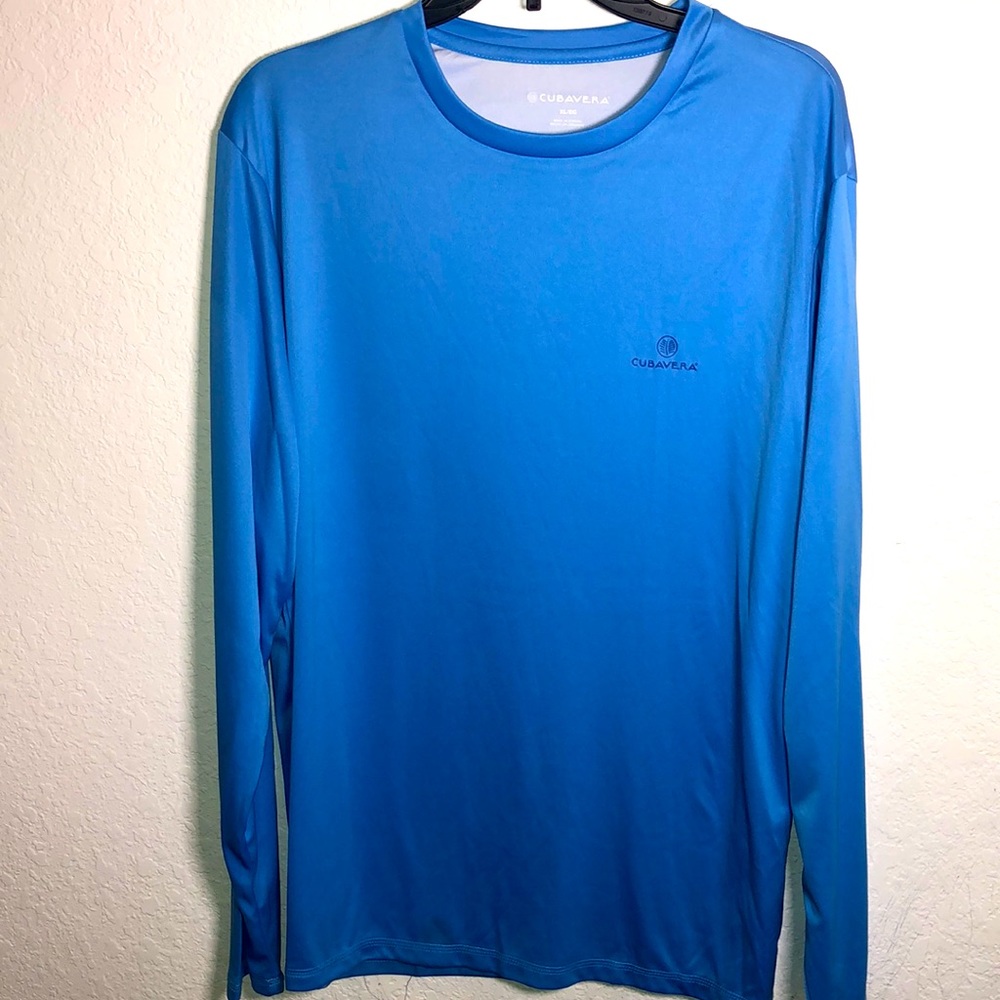 NWOT Cubavera Men's Paradise Print Sun Protection Long Sleeve Shirt size XL
